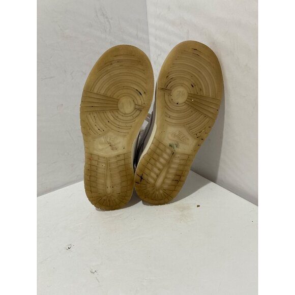 Nike Dunk Low GS Rainbow boys size 12.5c low top sneakers bow Laces White Cream - Picture 5 of 6